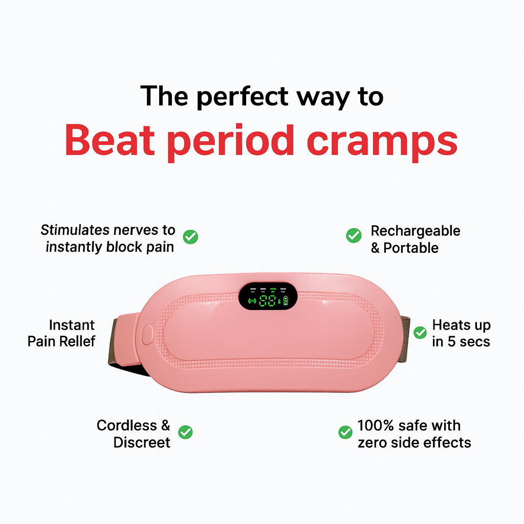 Electric Heating Menstrual Cramp Massager